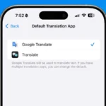 Google Çeviri Apple Varsayılan Çeviri Uygulaması Olarak Kullanılabilir