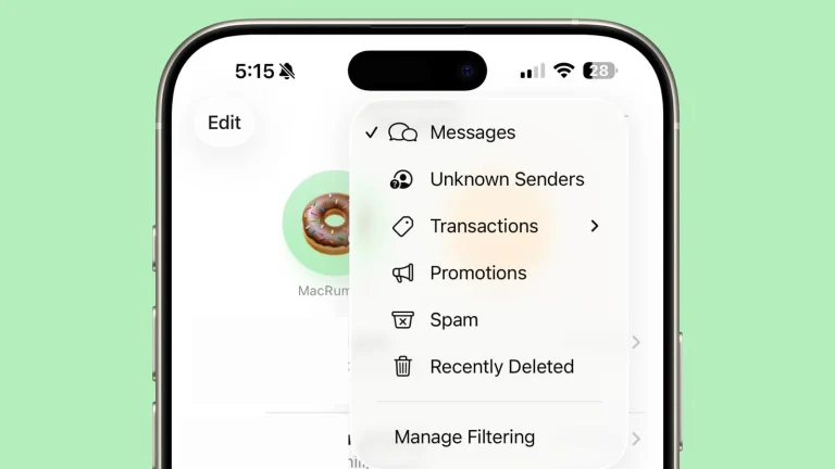 iOS 26’da Bilinmeyen Gönderenlerden Gelen Mesajları Filtreleme ve Görüntüleme Rehberi